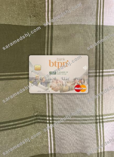 Indonesia Bank BTPN mastercard photolook front